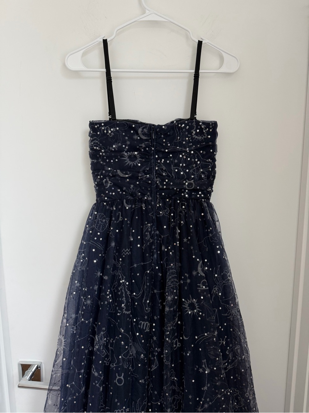 Staud NWT Small Bettina Gown Zodiac Constellation Tulle - Picture 9 of 15